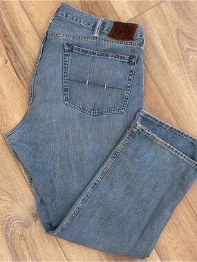 Ralph Lauren Medium Blue Straight Men's Classic Jeans Vintage